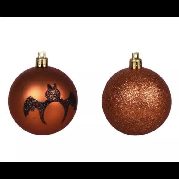 Halloween Glitter Ball Ornaments - Picture 3 of 6